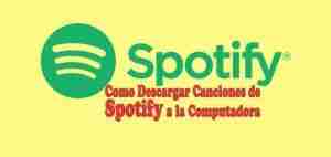 como descargar canciones de spotify en pc ordenador