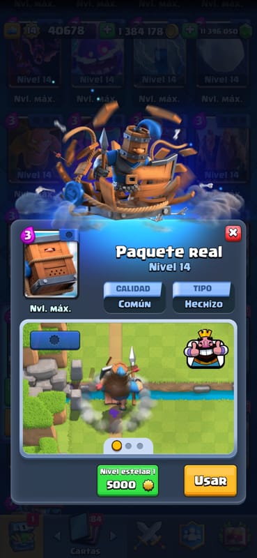 paquete real master royale infinity