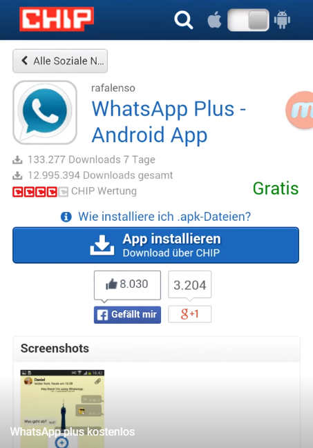 WhatsApp Plus Deutsch apk