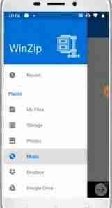 installer WinZip APK français